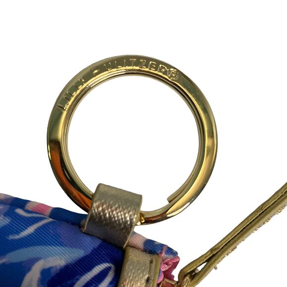 Lilly Pulitzer Pink and Blue Wallet ID Case - Picture 3 of 8